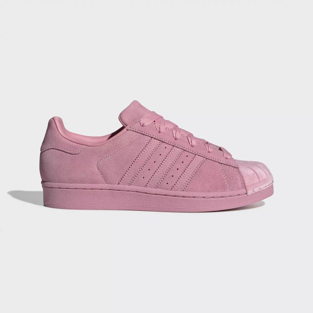Adidas Superstar Tenis Rosas Para Mujer (MX-94310)